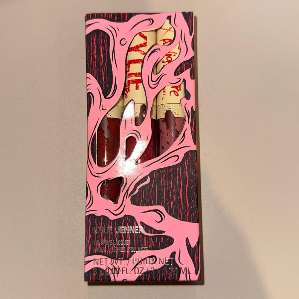 Kylie x Nightmare On Elm Street Lip Trio
